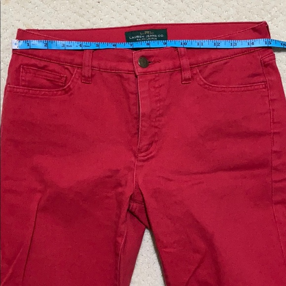 Ralph Lauren Red Jeans - Picture 6 of 7